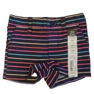 Okie Dokie Striped American Navy Spring Summer Shorts 9M